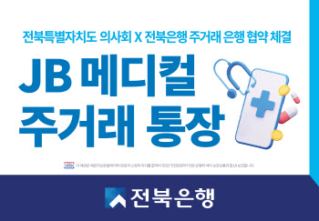 전북은행, 전북도 의사회와 ‘주거래은행 업무협약’ 체결