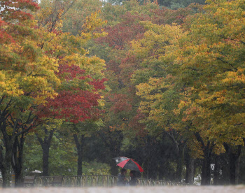 미세먼지 없는 가을 하늘…남부지방 비