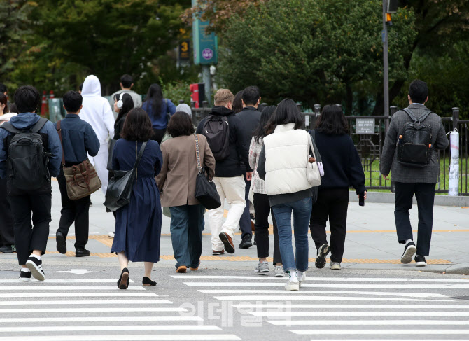 [포토] 두툼한 옷차림 출근길