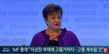 IMF 총재 "저성장·부채에 고물가까지…고통 계속될 것"