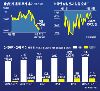 '또 신저가' 삼성전자…외국인, 30일간 12조 팔았다