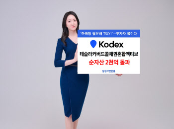 ‘KODEX 테슬라커버드콜채권혼합액티브’, 순자산 2000억 돌파