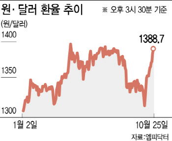 1400원이 뉴노멀?…외환당국, 환율 저항선 딜레마