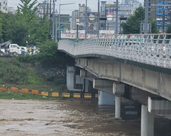 폭우로 내려앉은 대전 유등교, 안전등급서 최하 ‘E등급’ 판정