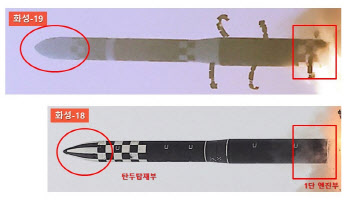 北 '화성-18' 보다 크고 뭉뚝해진 '화성-19' ICBM…다탄두 탑재 과시