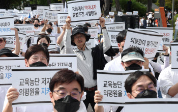 의대교수 96% “의대 모집인원 3058명으로 동결·조정해야”