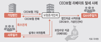 자녀에 모집 수수료 부당 지급…CEO보험 사라지나