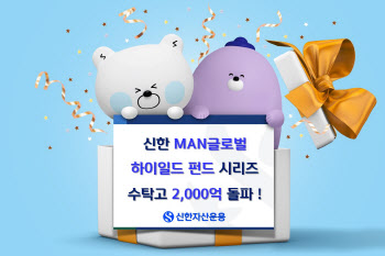 신한운용, '신한MAN글로벌하이일드' 펀드 시리즈 수탁고 2000억 돌파