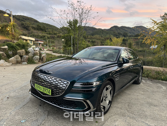 회장님이 반할 전기車…'럭셔리 끝판왕' G80 전동화 모델[타봤어요]