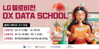 한국케이블TV방송협회, ‘LG헬로비전 DX DATA SCHOOL’ 4기 교육생 모집