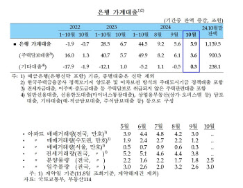 대출규제 '약발'에 은행권 가계빚 증가세 두달째 감소…"연말까지 둔화세 지속"