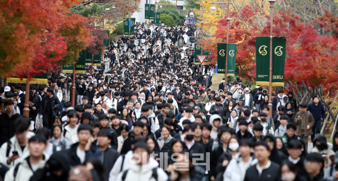 [포토]수능 끝…수시모집 논술·면접 전형 본격화