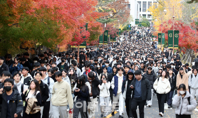 [포토]아직 끝나지 않은 입시