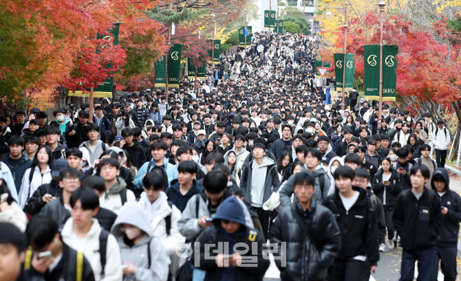 [포토]아직 끝나지 않은 대학 입시