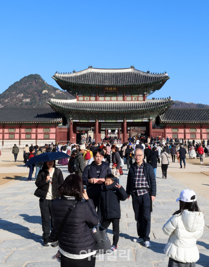 [포토]경복궁과 파란하늘