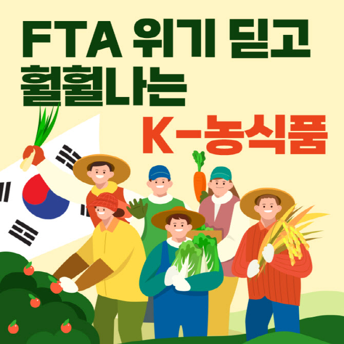 [카드뉴스] FTA 위기 딛고 훨훨나는 K-농식품