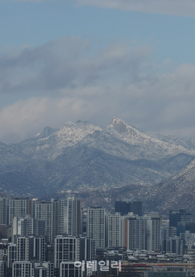 [포토]눈 쌓인 북한산