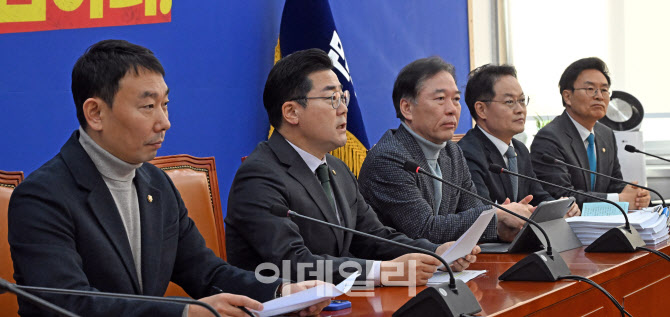 [포토]박찬대 더불어민주당 원내대표, 예산안 및 순직해병국정조사 계획 기자간담회