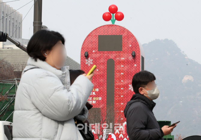 [포토]사랑의 온도탑 점등 준비