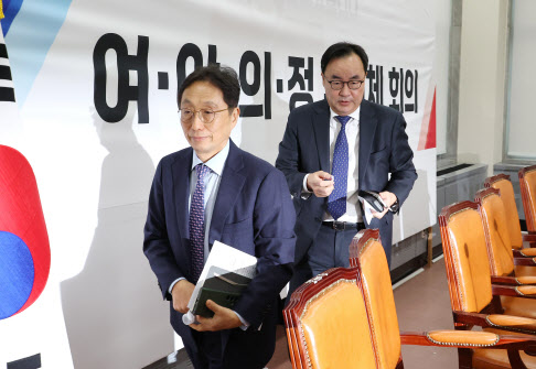 여야의정協 출범 3주 만에 '좌초'…시험대 오른 한동훈 리더십