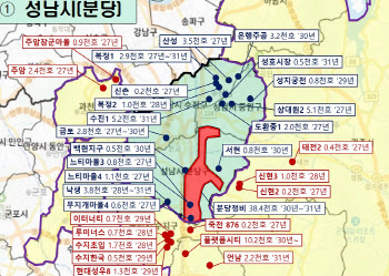 1기신도시 이주대책 “분당 등 7700가구 공급…절반은 외곽으로 흡수”