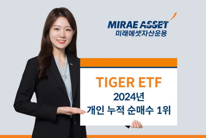 미래운용 “TIGER ETF, 2024년 개인 순매수 1위”