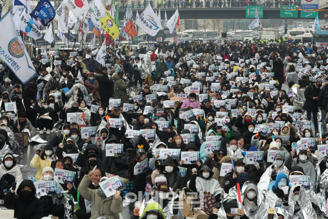 [포토]윤석열 대통령 체포 촉구