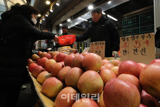 [포토]설 앞두고 치솟는 과일·채소 가격