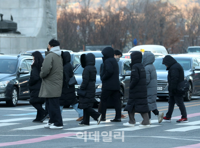 [포토] 추워도 너무 추운 출근길