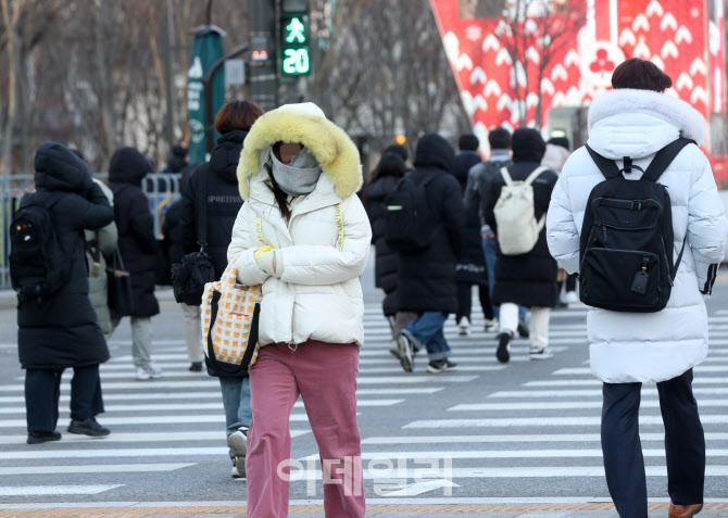 [포토] 영하 12도 추위속 출근길