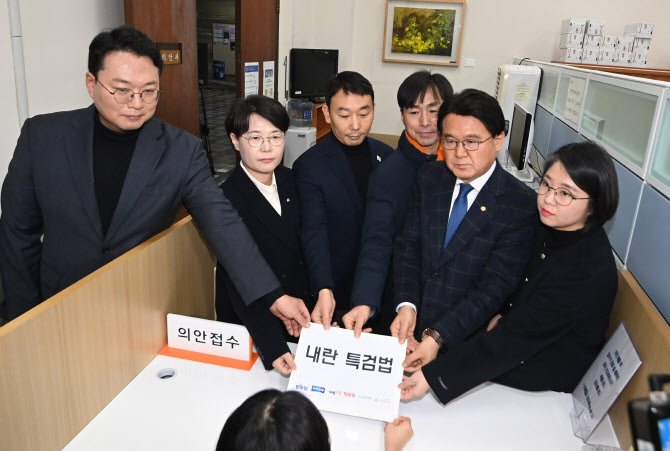 野 내란특검법 재발의…"국힘이 낸것처럼 보일 수준"