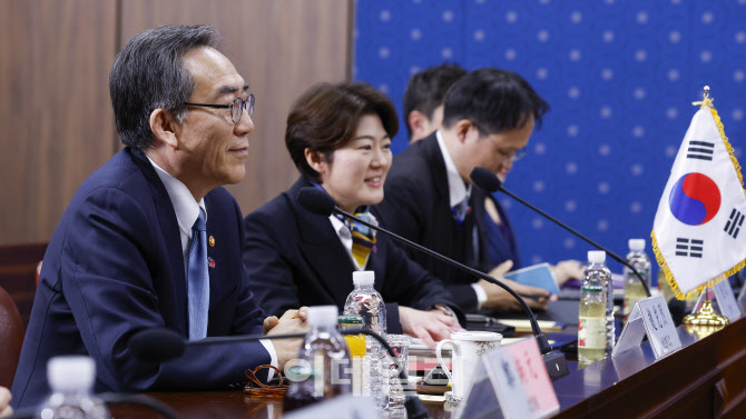 [포토]한일 외교장관회담에서 발언하는 조태열 장관