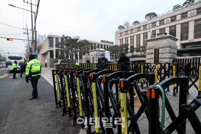 [포토]경계 강화된 헌재