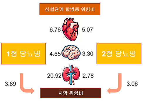 “소아와 젊은 당뇨병 환자, 심혈관·신장 합병증 및 사망 위험 높아”