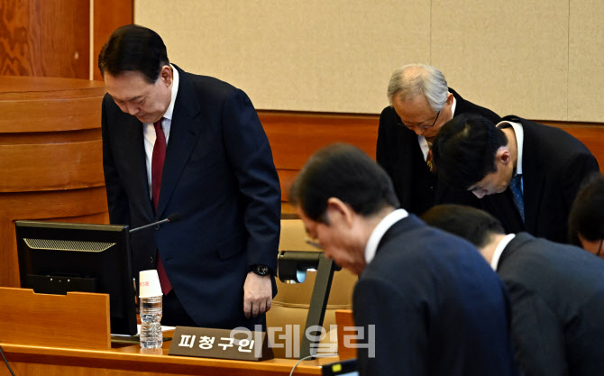 [포토]윤석열 탄핵심판 4차 변론기일, '김용현 증인 심문'