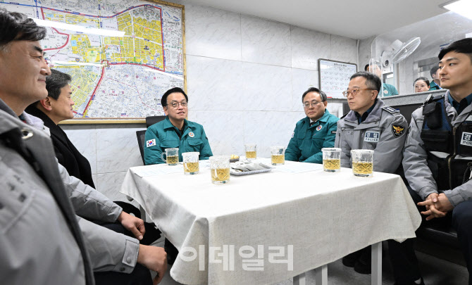 [포토]대통령 권한대행 부총리, 설 연휴 안전관리 현장점검