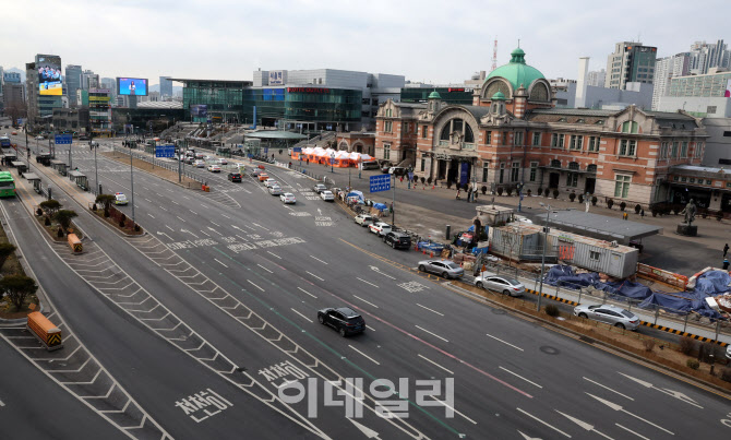 [포토]설 연휴 마지막 날, 한산한 도심