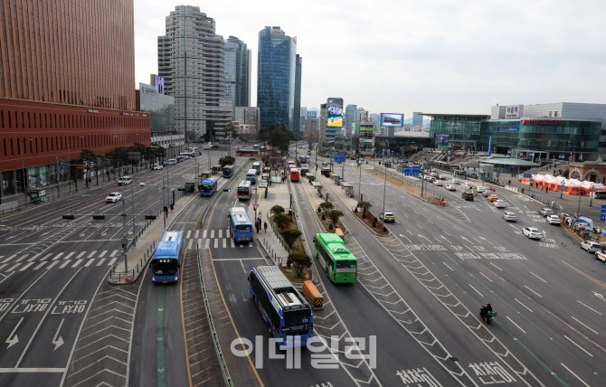 [포토]한산한 도심