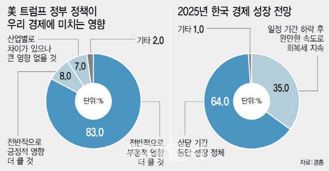 "올해 韓 경제성장률 1.6% 그칠 것…트럼프 리스크 부정적"