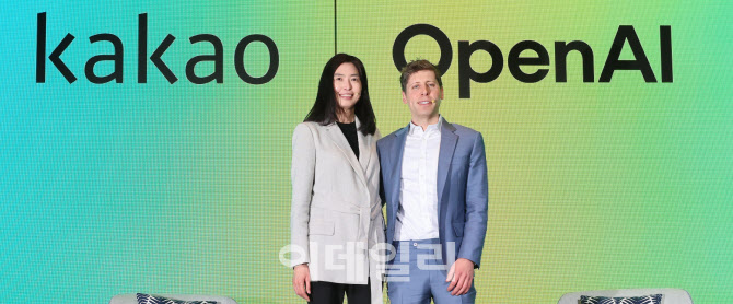 [포토]카카오, 국내 최초로 오픈AI와 손 잡다