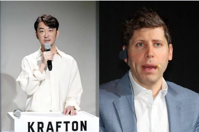 샘 올트먼 만난 김창한 크래프톤 대표…오픈AI 협력 '물꼬' 텄다