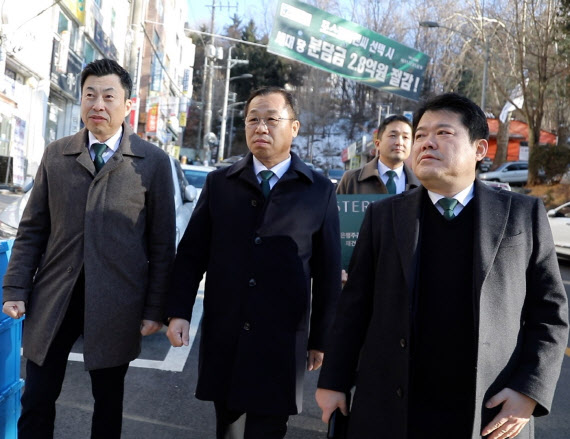 성남 은행주공에 등장한 정희민 포스코이앤씨 대표…수주 진두지휘