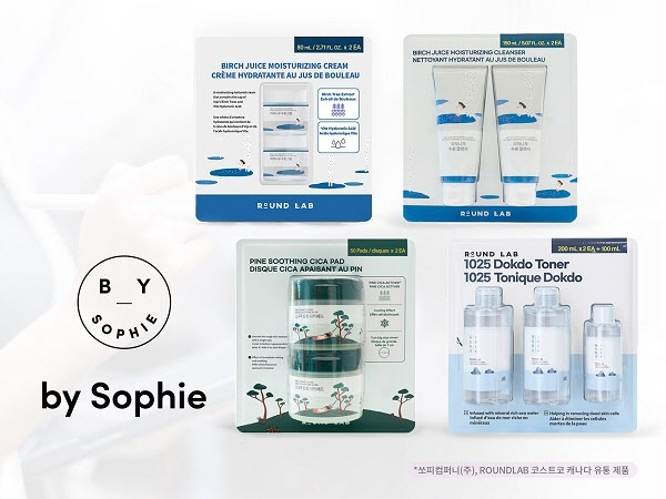 쏘피컴퍼니, 라운드랩 제품 4종 캐나다 코스트코 온·오프라인 진출