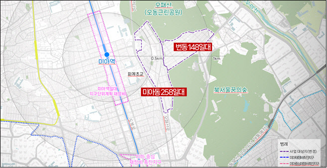 오패산 구릉 노후주거지, 신통기획 확정…7천세대 숲세권 단지로