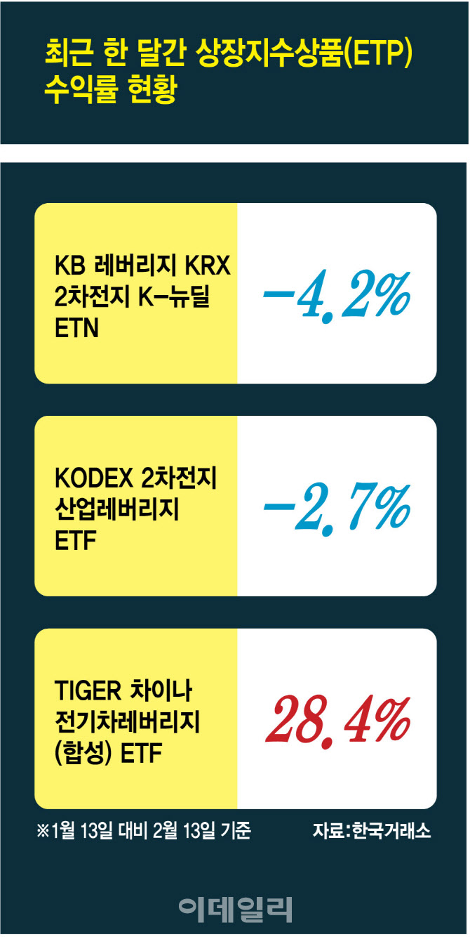 韓 2차전지 ETN 죽쑤는데…중학개미는 웃었다