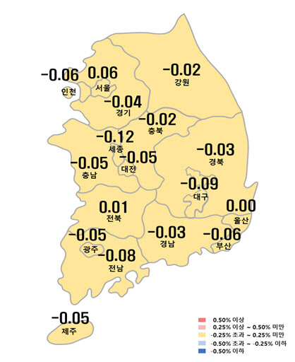 토허구역 해제에 서울 아파트 가격 전주보다 상승률 세 배 뛰어