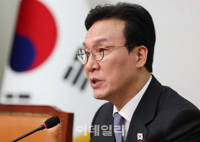 [포토]'발언하는 김민석 최고위원'