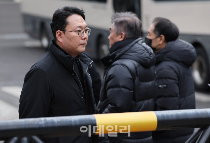 [포토]윤석열 대통령 탄핵 심판 최종변론 온 천하람 개혁신당 의원
