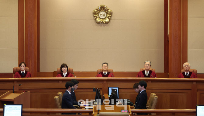 [포토]헌재 "마은혁 불임명은 국회권한 침해"