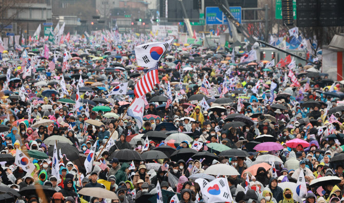 [포토] 삼일절 광화문 집회
